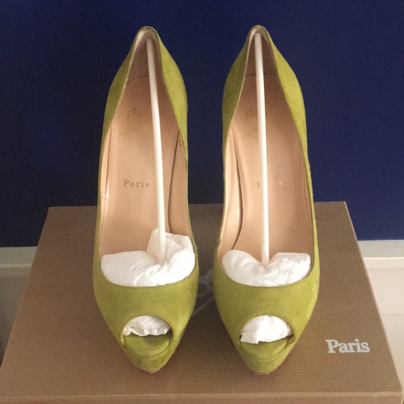 Christian Louboutin Suede Heel - Picture 2 of 6